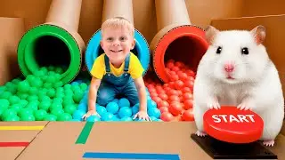 В ловушке хомячьего лабиринта! Сумеют ли дети сбежать?!