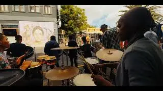 Playing 'Get Lucky' by Daft Punk at Streetopia Cape Town 2025