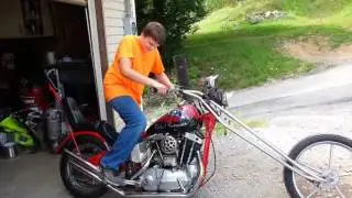 Ironhead Harley Davidson kick start kickback