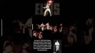Elvis on stage 3 June 1976