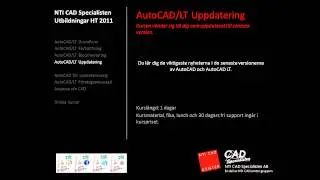 NTI CADcenter AB - Utbildningar HT2011.mp4