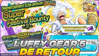 LUFFY GEAR 5 DE RETOUR POUR 3000 DIAMANTS !! One Piece Bounty Rush- OPBR FR