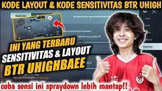 Terbaru‼️Kode Sensitivitas BTR Uhigh 2021 & Kode Layout Uhigh |Sensitivitas Pubg Mobile Terbaik,New