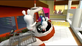 Rabbids Go Home Wii Часть 2: Магазин до упаду. Без комментариев.
