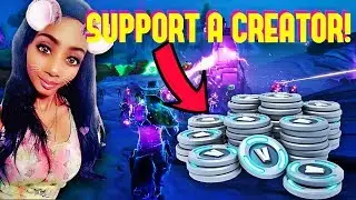 HOW TO SUPPORT A CREATOR ON FORTNITE | CHARITYAKACECE