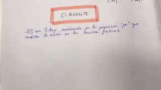 El Complemento Agente