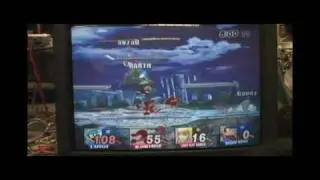 BTYF- Boss (Luigi) & NinjaLink (Diddy) VS Dazwa (Zero Suit Samus) & Darc (G&W) 1