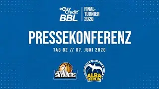 RE-LIVE | FRAPORT SKYLINERS vs ALBA BERLIN - Pressekonferenz |&nbsp;easyCredit BBL Finalturnier 2020