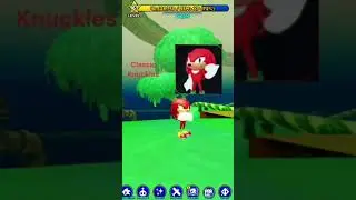 Showcasing Classic Knuckles And The Red Rock Hoverboard #sonicspeedsimulator #sonic