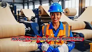 How Paper Is Made Today Inside the Modern Factory #processing #howitsmade
