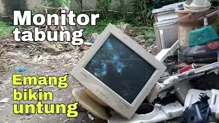 Monitor komputer tabung memang bikin untung ..!!!