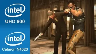 Deus Ex The Fall Gameplay Intel UHD 600 + Intel Celeron N4020