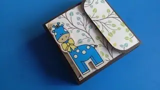 DIY Mini Album  una hoja de 12x12 Tutorial scrapbook en acordeón