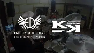 ZNICH - K&k Percussion ED Cymbals test(Kalyada)