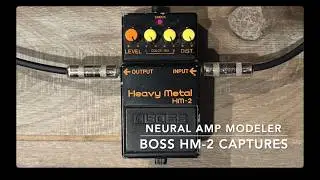 Neural Amp Modeler - Boss HM-2 Pedal Captures
