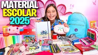 ORGANIZANDO MATERIAL ESCOLAR LAURINHA 2025 *Volta &agrave;s aulas