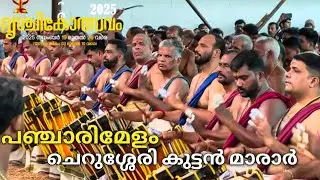 Vrischikolsavam 2025 | Day 5 | Panchari Melam🔥 Cherussery Kuttan Marar (Part1)