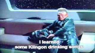 Klingon Drinking Song DS9 Neelix Star Trek Voyager