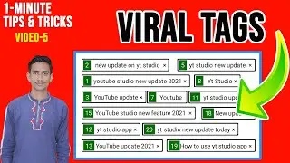 How to generate tags for youtube video in just a few seconds | Tips and Tricks #algrowchallenge