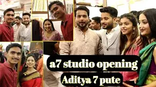 a7 Studio च्या opening ला पहिल्यांदा इतके Reels Star एका ठिकाणी अकत्र आले Aditay sathpute a7studio