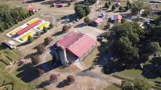 DJI Mini 4K Southern Belle Farm footage.