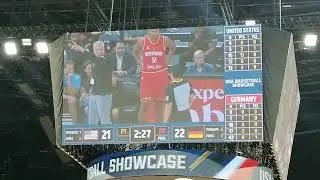 TEAM USA VS GERMANY | 1ST QUARTER | CLOSED GAME | WORLD CUP 2023 TUNE UP GAME | LIVE COURT SIDE VIEW