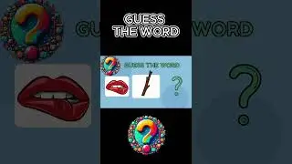 Guess the Word by Pictures - Test Your IQ! #challenge #trivia #quiz #games #brainteasers #memes