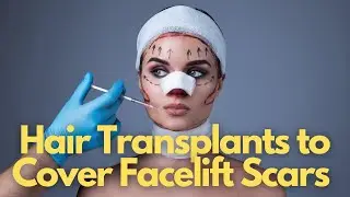 Hair Transplantation to Cover Facelift and Eyebrow Lift Scars