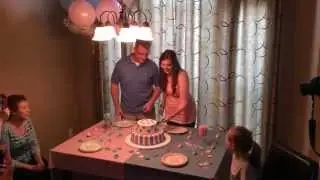 Our Twin Gender Reveal - February 23, 2014