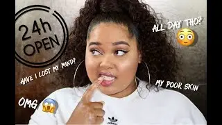 Testing 24 Hour Makeup....For 24 Hours?!?! | Does It Last???