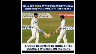India Vs New Zealand 1st Test Day 1 Highlights |India are 258/4 At End Of Day 1 24 Nov 2021