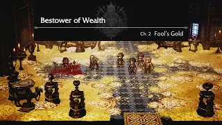 Octopath Traveler 0 playthrough Part 55 Bestower of Wealth CH.2 Boss Judah the Believer and Aide x2