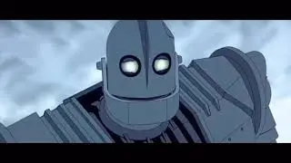 The iron giant battle scene