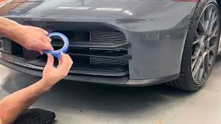 Установка решеток радиатора и конденсатора Porsche 911 992.2 от RGS