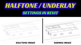 Revit Halftone | Underlay Settings in Revit Tutorial | #revitmep