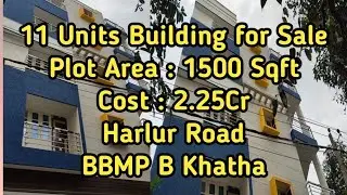 (SOLD) #Rental #Income #Building for #Sale in #Harlur #Road | #Property for #Sale | #Bangalore