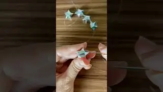 DIY Paper Star Garland