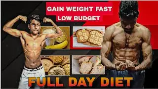 BULKING Lowest Budget Diet Plan for COLLEGE STUDENTS. (No Supplements).Hindi.