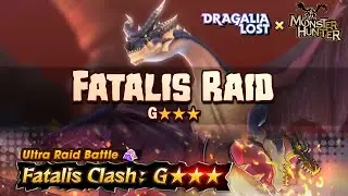 『Dragalia Lost x Monster Hunter』 Fatalis Ultra Raid Battle Co-op (Primal Crisis/Strange Land)