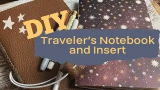 DIY Astrology TN? Yes, Please | Crafting a Travelers Notebook Cover & Insert