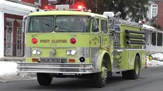 Port Clinton Fire Company Engine 77-1 Responding 12/20/20