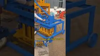 small manual low price diesel movable cement paving bricks making machine for pavment blocks #pavers