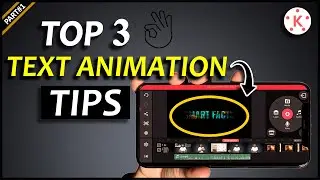 Top 3 Text Animation Tips in Kinemaster | Light Text Animation | 3D Rotate Text Animation