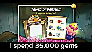 I spend 35,000 gems in angry birds 2 tower of fortune