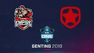 Dota 2 - Empire vs Gambit - Game 2 - Ro4 - ESL One Genting 2018 CIS Qualifier