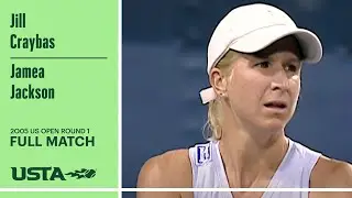 Jill Craybas vs. Jamea Jackson Full Match I 2005 US Open Round 1