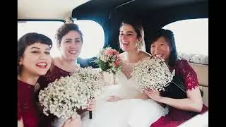 Ayse  and  James wedding highlights at Hazel Gap Barn