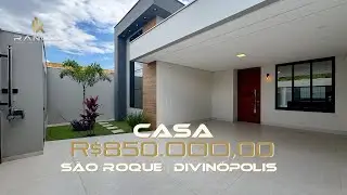 Casa no bairro São Roque em Divinópolis-MG