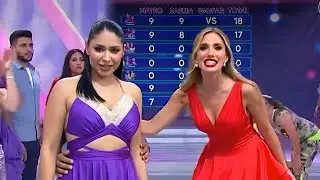 METIDA DE PATA: LAURA HUARCAYO LLAMA PAMELA FRANCO A PAMELA LÓPEZ FRENTE A LA HIJA DE CUEVA EN TV