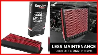 Spectre Essentials Engine Air Filter For Longer Life And Consistent Airflow